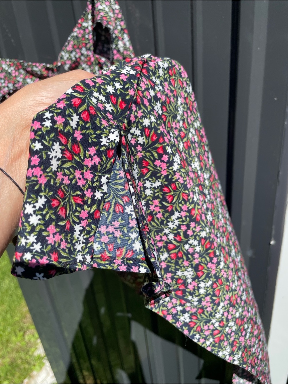 Vintage 90s Jessica Ditsy Floral Slip Mini Dress S M - Picture 6 of 7